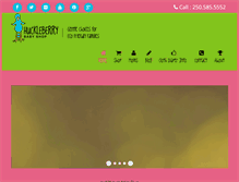 Tablet Screenshot of huckleberrybabyshop.com